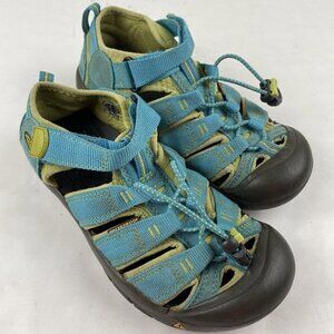 KEEN Newport H2 Sandals Boys 3 Blue Active Sport Waterproof Outdoors Hiking